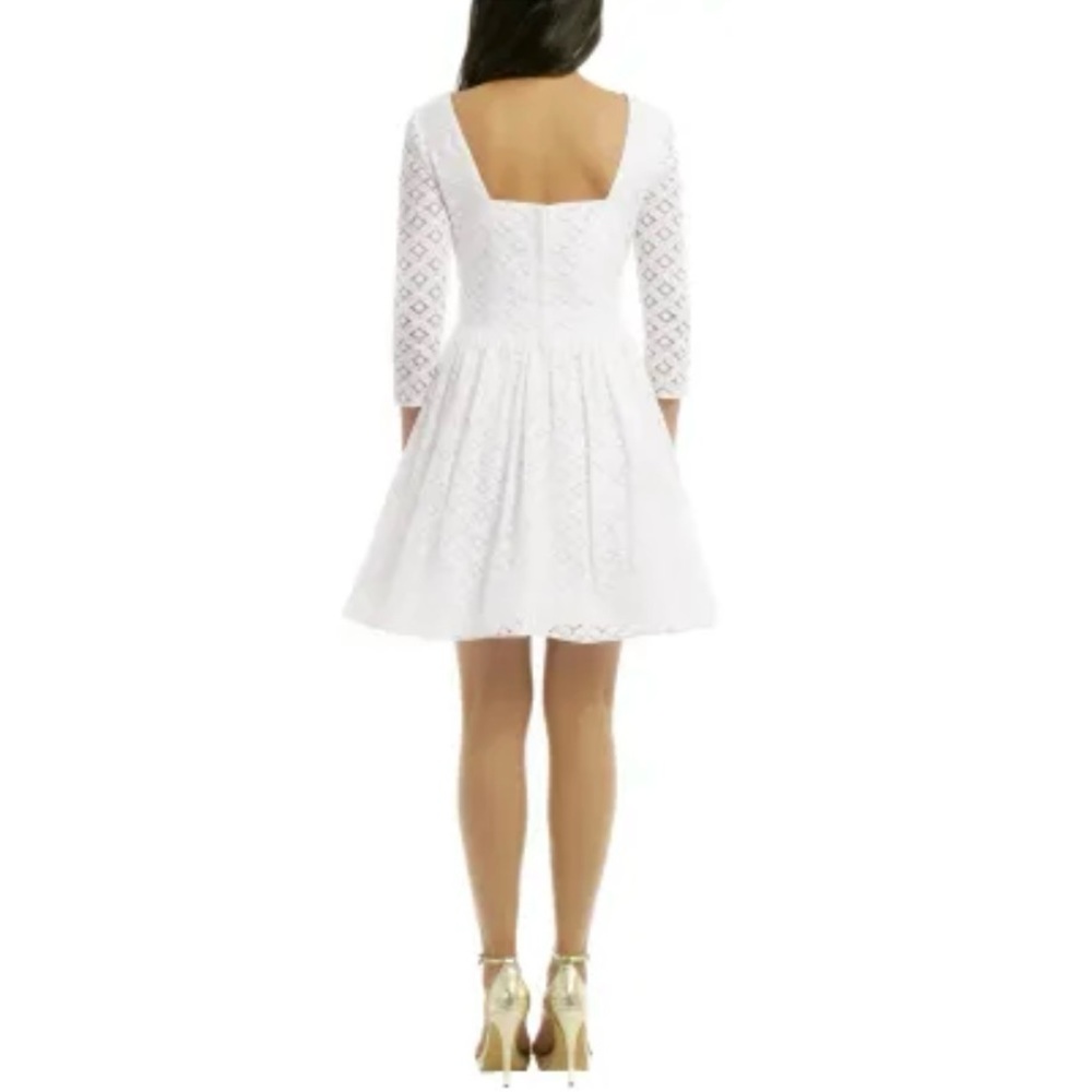 Lilly Pulitzer Bianca Flores Dress White 00 - Picture 9 of 10